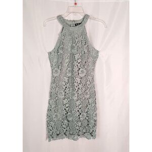 Lulus Love Poem Sage Green Lace Mini Dress Women’s Size M Wedding Party